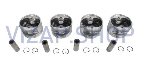 ДМ.40524-1004014 - Поршень 95,5 мм (4шт.) к-т без ПК ЗМЗ-405 Евро-3 "G-PART" узкие кольца