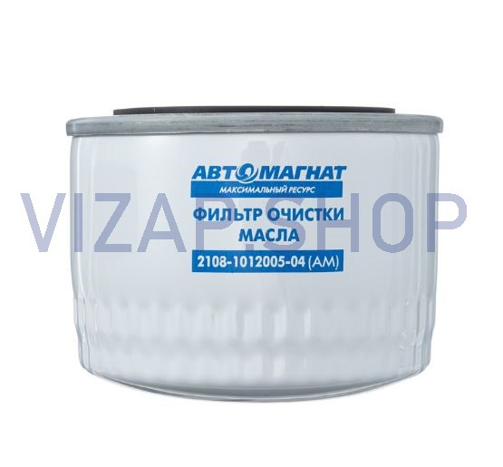 2108-1012005-04 (AM-34-046) - Фильтр масляный ВАЗ 2108-09,2107-2115,НИВА,КАЛИНА,ПРИОРА,ШЕВИ НИВА,X-Ray,Vesta "АвтоМагнат" от Интернет-Магазина vizap.shop