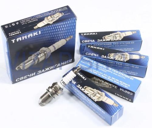 TKU-3707000-72 - Свеча зажигания дв.УМЗ-4216 (длинная LR15YC) Евро-3,4 (к-т 4шт.) "TANAKI" (ан.F6RTCU,А17ДВРМ) от Интернет-Магазина vizap.shop
