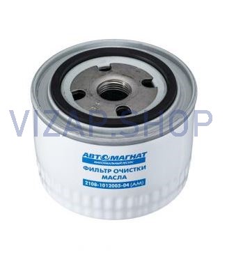 2108-1012005-04 (AM-34-046) - Фильтр масляный ВАЗ 2108-09,2107-2115,НИВА,КАЛИНА,ПРИОРА,ШЕВИ НИВА,X-Ray,Vesta "АвтоМагнат" от Интернет-Магазина vizap.shop