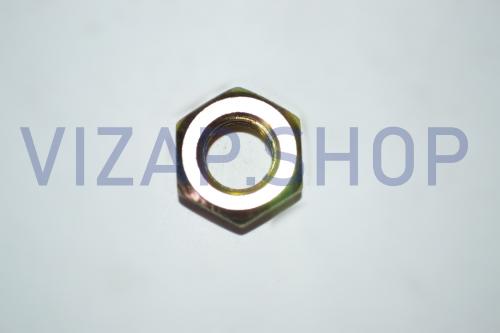 000000025061329 - Гайка М10х1.0х6 (низкая) ГАЗ-2410 педали сцепления,глушителя под ключ 17мм (250613-П29)