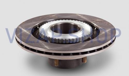 316300310301001 - Ступица передняя УАЗ с АБС в сборе с тормозным диском (3163-00-3103010-01)