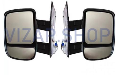 А21R23.8201206-20 - Зеркало заднего вида ГАЗель Next (1 шарнир) (к-т 2шт.) (руч.привод,обогрев) от Интернет-Магазина vizap.shop