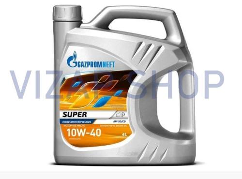 10W40 4Л Gazpromneft ст - Масло моторное Gazpromneft Super 10W40 (SG/CD) 4л.