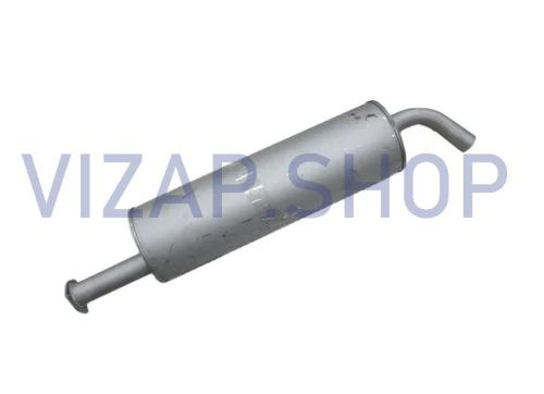 33098-1201008 - Глушитель ГАЗ-3309 дв.ЯМЗ,ММЗ Евро-4 (с трубой 1 фланец на 3 отверстия) "Оригинал"