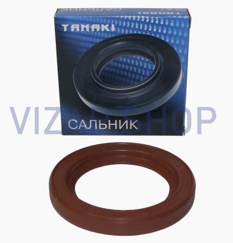 TKG-1005034-50 - Сальник коленвала передний УМЗ-4216,А274,ЗМЗ-402,511 (55х80х10) "TANAKI" с пружиной