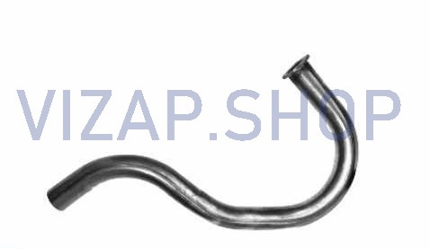 31029-1203168 - Труба выхлопная ГАЗ-3110 Волга глушителя (короткая) с фланцем