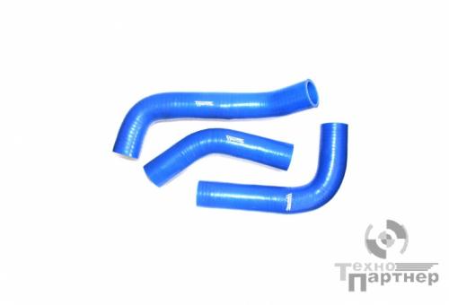 Газель УМЗ-4216 100 л/с - Комплект патрубков радиатора ГАЗель дв.УМЗ-4216 (к-т 3шт.) силикон
