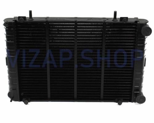 .GB-330242-2 ROWS PL 2486 - Радиатор охлаждения ГАЗель Бизнес 2-х рядный медно-латунный дв.УМЗ-4216 "G-PART"