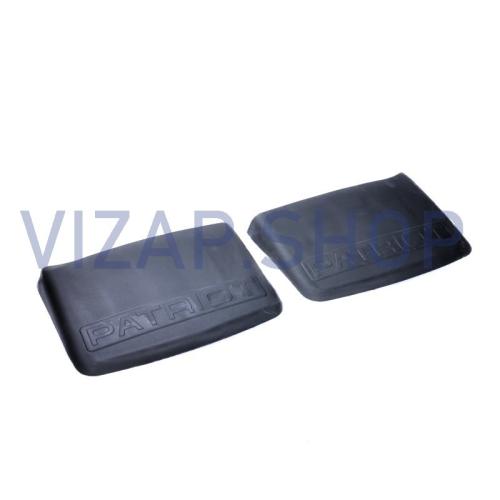 3163-8404320/21(PTP001076 - Брызговики УАЗ Патриот (к-т 2шт) перед/зад "ПТП64" с надписью PTP001076