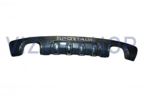 P83601F200        - Защита заднего бампера KIA Sportage 2 поколение (KM), 2004–2010