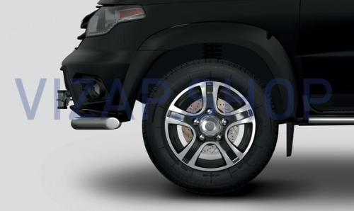 316300310101572 - Диск колесный УАЗ литой R16 7JX16H2 "Алмаз" (колпак 316300310201072)