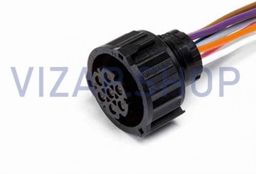 AX503 - Колодка-разъем к фарам ГАЗель с проводами 7-pin "CARGEN"