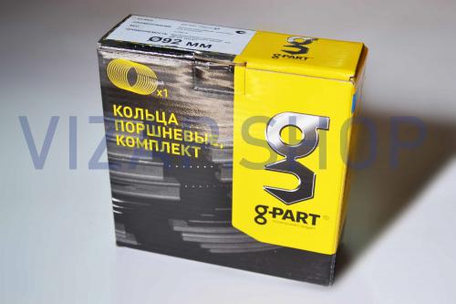 ДМ.4061-1000100-01 - Кольца поршневые мот.к-т 92,0 мм ЗМЗ-402,406,511,513 УМЗ-417 широкие "G-PART"