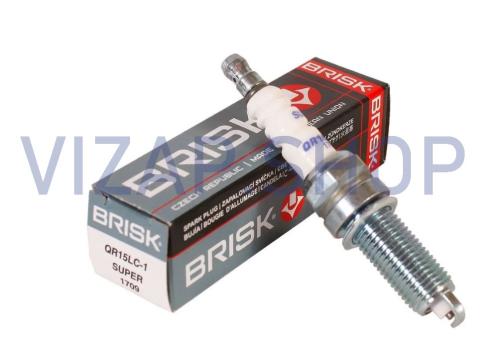 QR15LC-1 - Свеча зажигания дв.УМЗ А274 Evotech (к-т 4шт.) "BRISK" (RER8MC,LDK7RTCU,18854-10080) от Интернет-Магазина vizap.shop