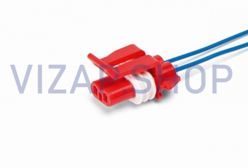 AX314 - Колодка к адсорберу ГАЗель,Волга, ВАЗ 2110-12, 2113-15 с проводами 2-pin "CARGEN"