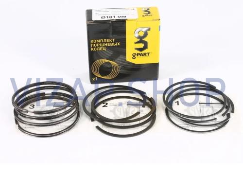 ДМ.42164-1000100 - Кольца поршневые мот.к-т 100,0 мм УМЗ-421 (узкие) Евро-4 "G-PART"