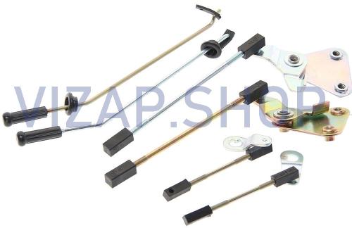 3302-6105070-РК - Тяга блокировки замка двери ГАЗель (к-т 6 шт) от Интернет-Магазина vizap.shop