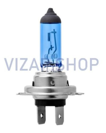 52720SW/EX.BLUE/N - Автолампа H7 12V 55W АКГ "МАЯК" голубая SUРER WHITE