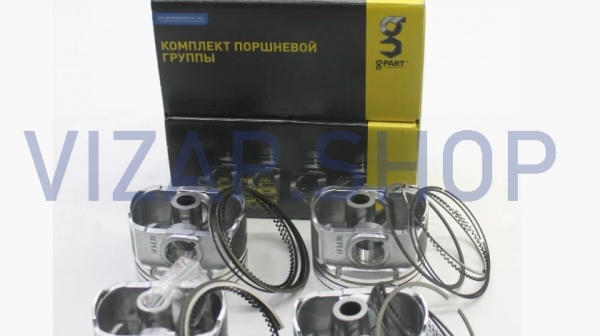 ДМ.42164-1004014-БР - Поршень 101,0 мм (4шт.) к-т без ПК (под узкие кольца) УМЗ-4216, Евро-4 "G-PART" от Интернет-Магазина vizap.shop