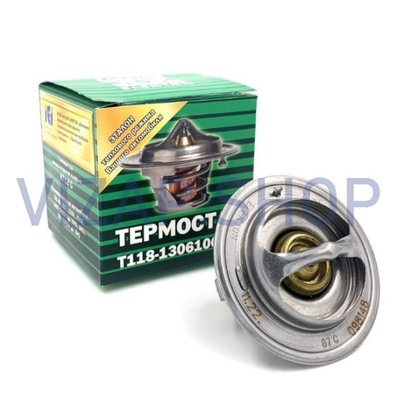Т118-1306100-04 - Термостат (87 град) ГАЗель Бизнес, ГАЗ-53,3307,ПАЗ (ТС 108-04) "Электон" от Интернет-Магазина vizap.shop