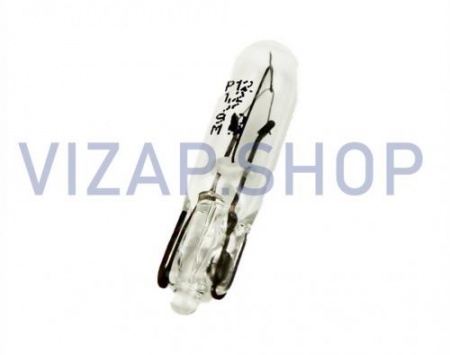 12516 W1.2W - Автолампа 12V W1.2W PHILIPS Vision без цоколя (W2x4.6d T5) 12516