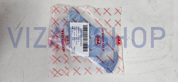 240100120353 - Прокладка корпуса водяного насоса YTO NLX804 (4NC.510007W) задней крышки