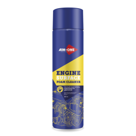 EF-400 - Очиститель двигателя пенный Engine Surface Foam Cleaner "AIM-ONE" 650мл.