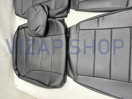 316300473500200 - Комплект авточехлов УАЗ Патриот "ОРИГИНАЛ" (экокожа черный)