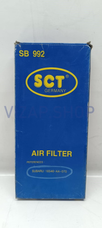 SB992 - Фильтр воздушный SUBARU LEGACY III SB 992 (16546-AA070)