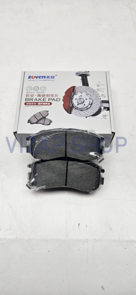 NBC0484 - Колодки тормозные передние FAW T80 "ZOVEN" (к-т 4шт.) 3501210-7V5-C01-SP