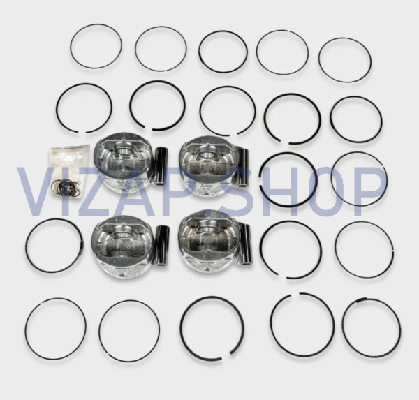 ДМ.40524-1004013-БР - Поршень 96,5 мм (4шт.) к-т с ПК ЗМЗ-405 Евро-3 "G-PART" узкие кольца от Интернет-Магазина vizap.shop