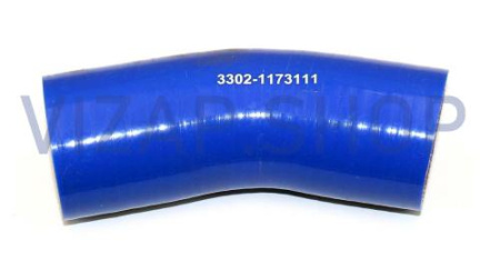 3302-1173111 Г - Патрубок охладителя (интеркулера) ГАЗель Cummins 2.8 угловой (50х50 L=160мм) "ТЕХНОПАРТНЕР" силикон от Интернет-Магазина vizap.shop